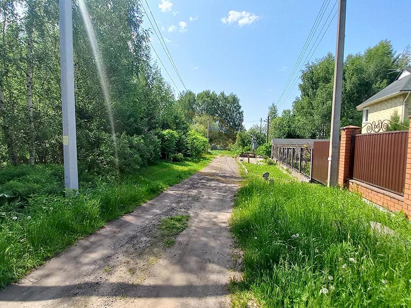 
                                            Земельный участок 10 соток в деревне Кончинино. Московская область. Купить землю с коммуникациями